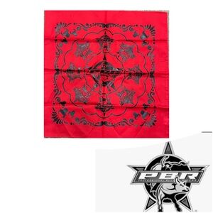 PBR (Professional Bull Riders) Red Bandana